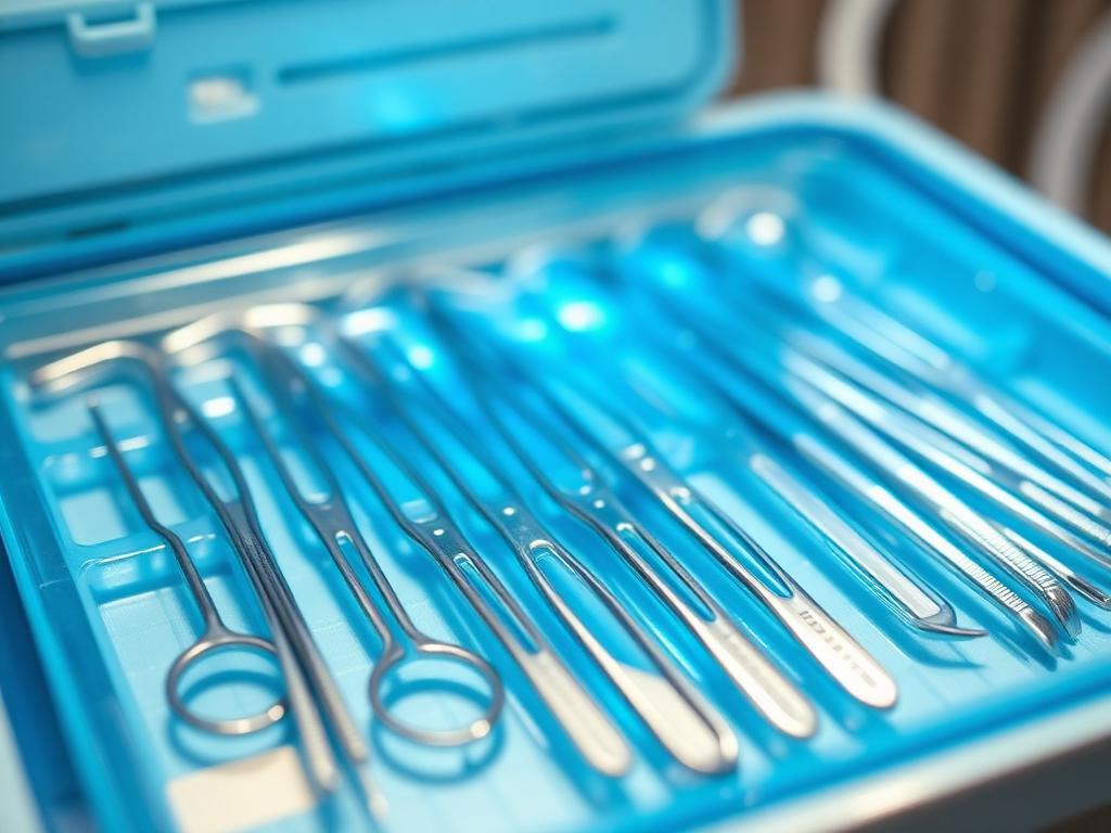 Sterilized dental equipment