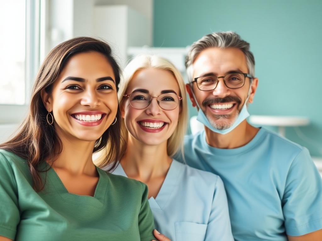 Happy patients at Smile Solutions